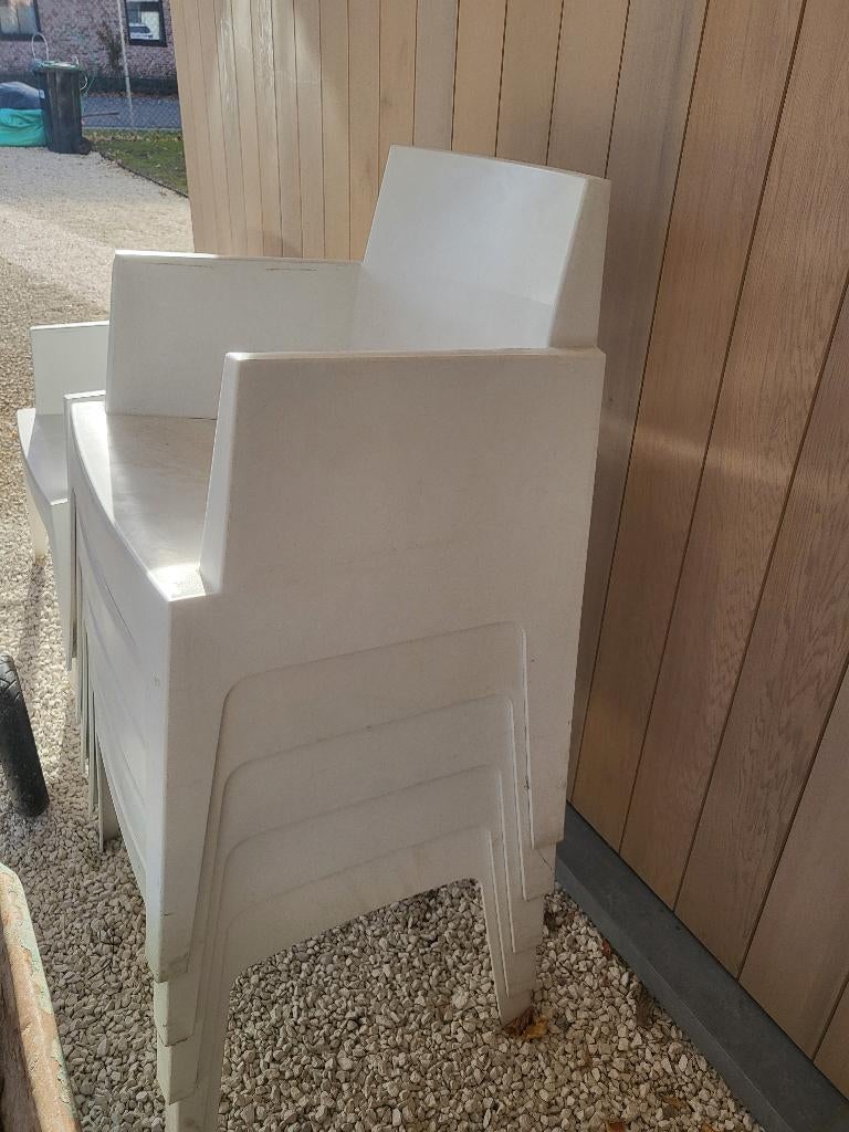 Terrasstoelen, Ophalen, Zo goed als nieuw, Kunststof, Stapelbaar