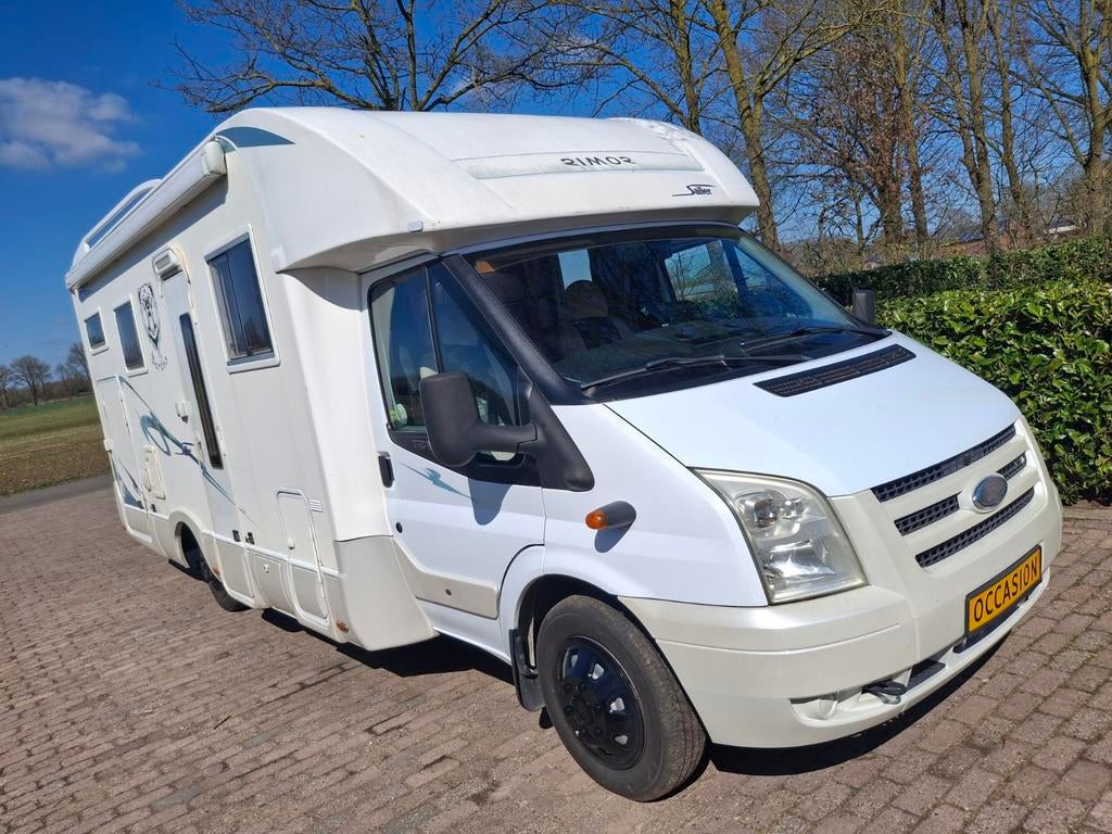 Ford rimor 2008 dubbellucht 2.4tdci 6 versnellingen airco, Caravanes & Camping, Camping-cars, Entreprise, Ford, Ford, Auvent