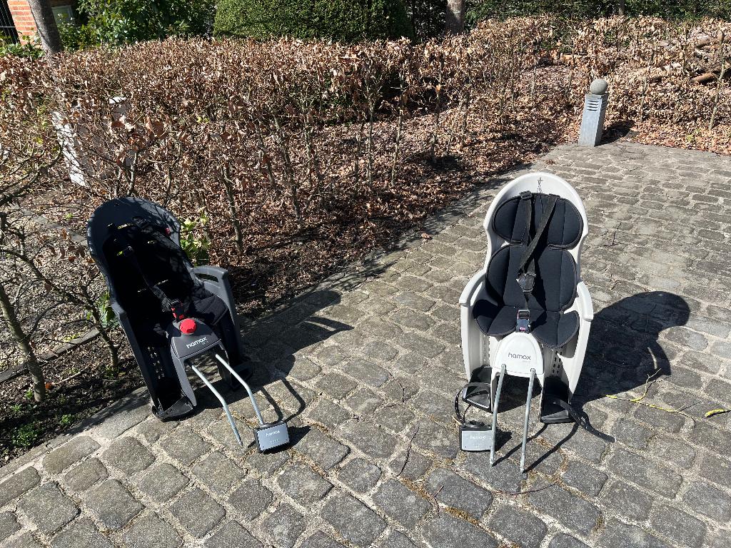 Fietsstoelen achter, Fietsen en Brommers, Ophalen, Zo goed als nieuw, Achterzitje, Hamax