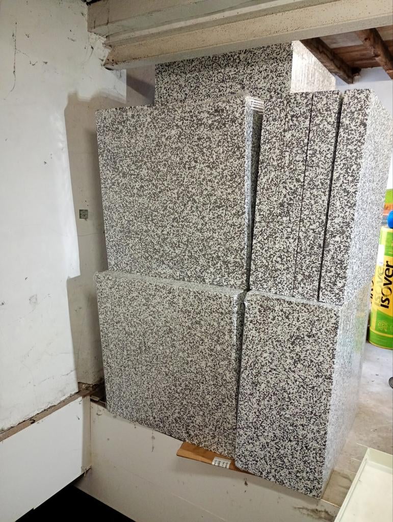 Plaques isolantes - façade murale non utilisée de 12 cm*, Enlèvement