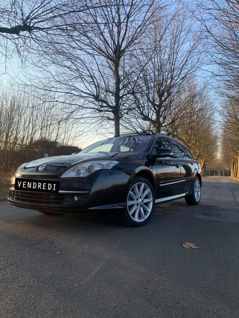 Renault laguna automaat benzine, 4 portes, Carnet d'entretien, Alcantara, Noir