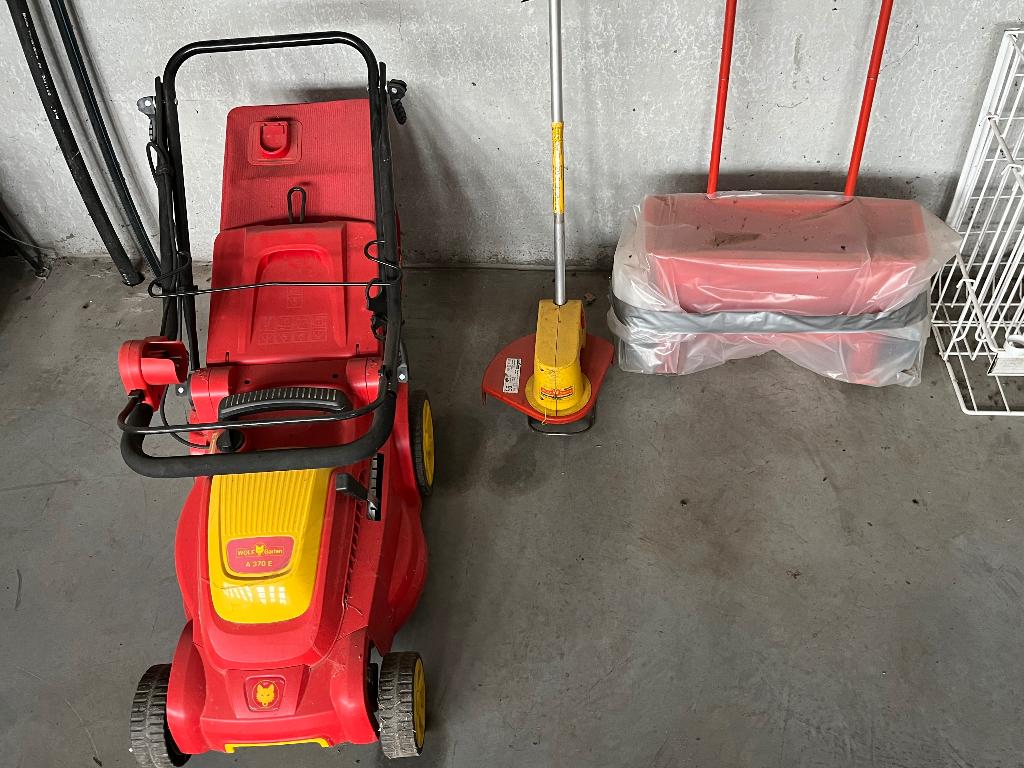 Grasmaaierset, Wolf Garten, Comme neuf, 40 à 49 cm, Enlèvement