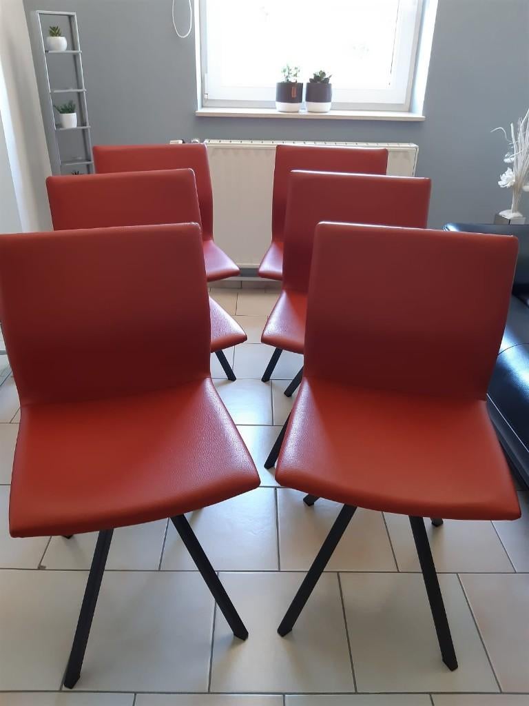 A vendre 6 chaises 240€, Maison & Meubles, Chaises, Autres couleurs, Comme neuf, Enlèvement, Cinq, Six Chaises ou plus
