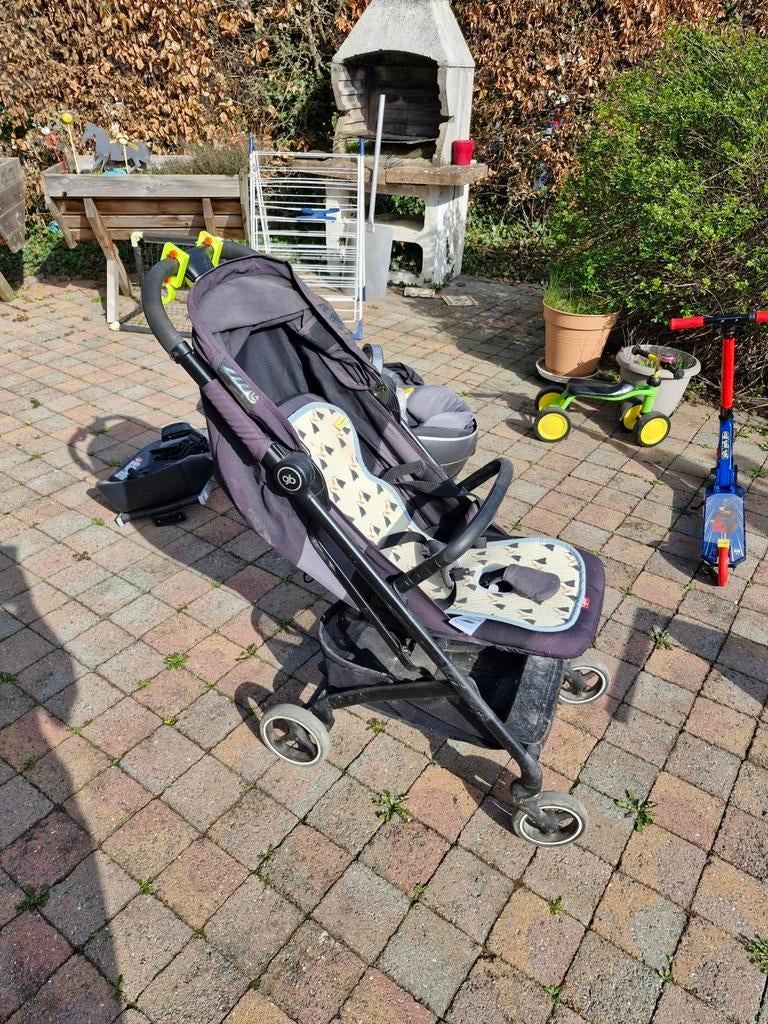 Poussette GB Qbit plus, Ophalen, Gebruikt, Verstelbare rugleuning