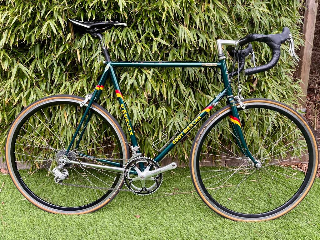Eddy Merckx stalen 90s koersfiets, Fietsen en Brommers, 28 inch, Gebruikt, Staal, Heren