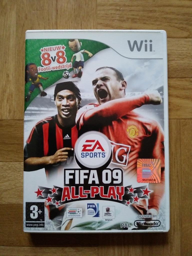 Jeu de football Fifa 09 pour Wii ou Wii U, Consoles de jeu & Jeux vidéo, Enlèvement ou Envoi, À partir de 3 ans, 3 joueurs ou plus