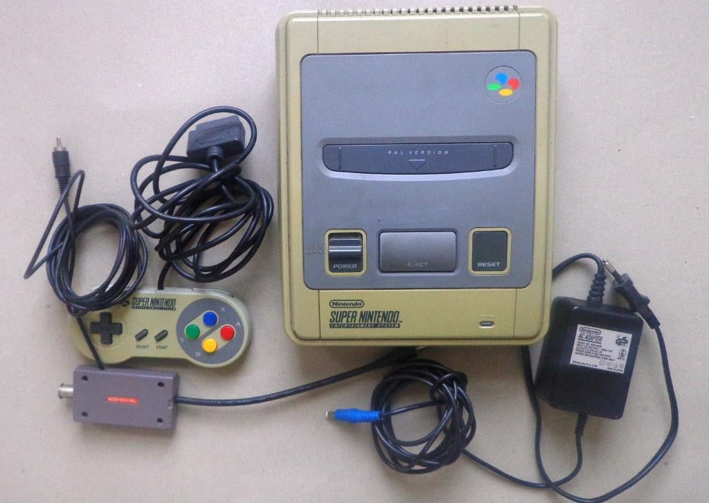 Super Nintendo + originele controller + aansluitkabels, Games en Spelcomputers, Spelcomputers | Nintendo Super NES, Ophalen of Verzenden