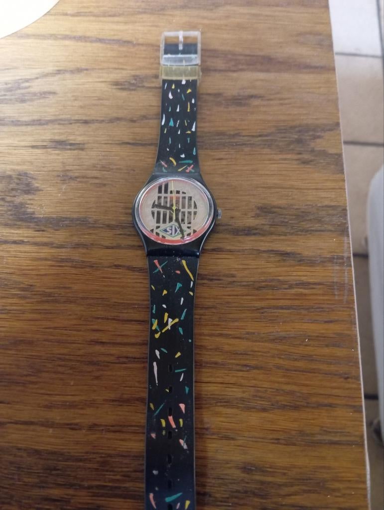 Swatch engineer, Handtassen en Accessoires, Horloges | Dames, Ophalen of Verzenden, Swatch