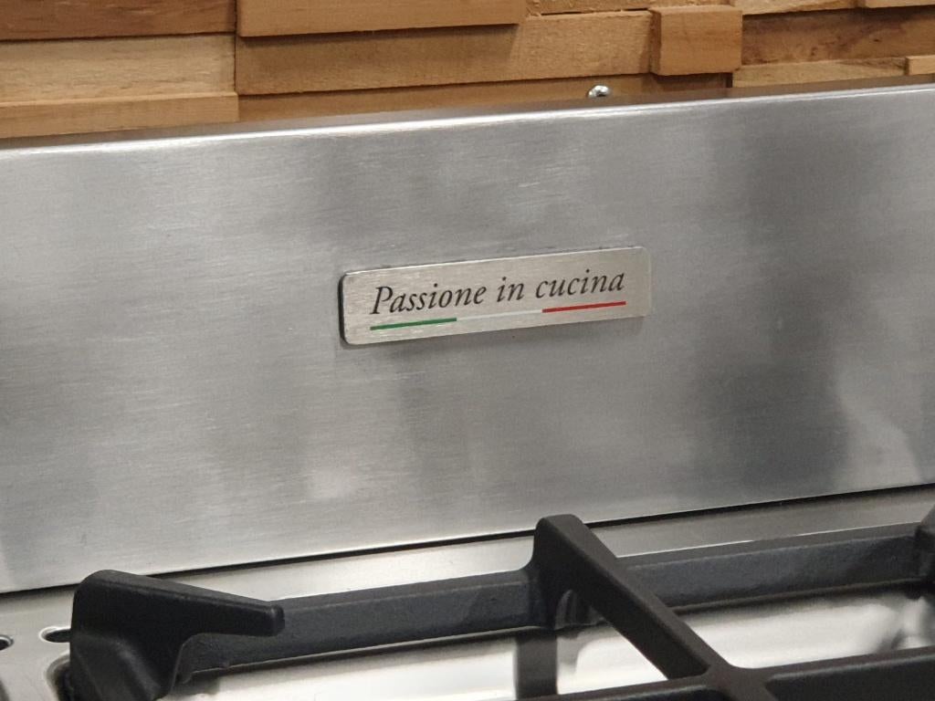 🔥 Poêle Boretti de luxe 90 cm en 5 brûleurs 2 fours, Gaz, Classe énergétique A ou plus économe, Comme neuf, Enlèvement