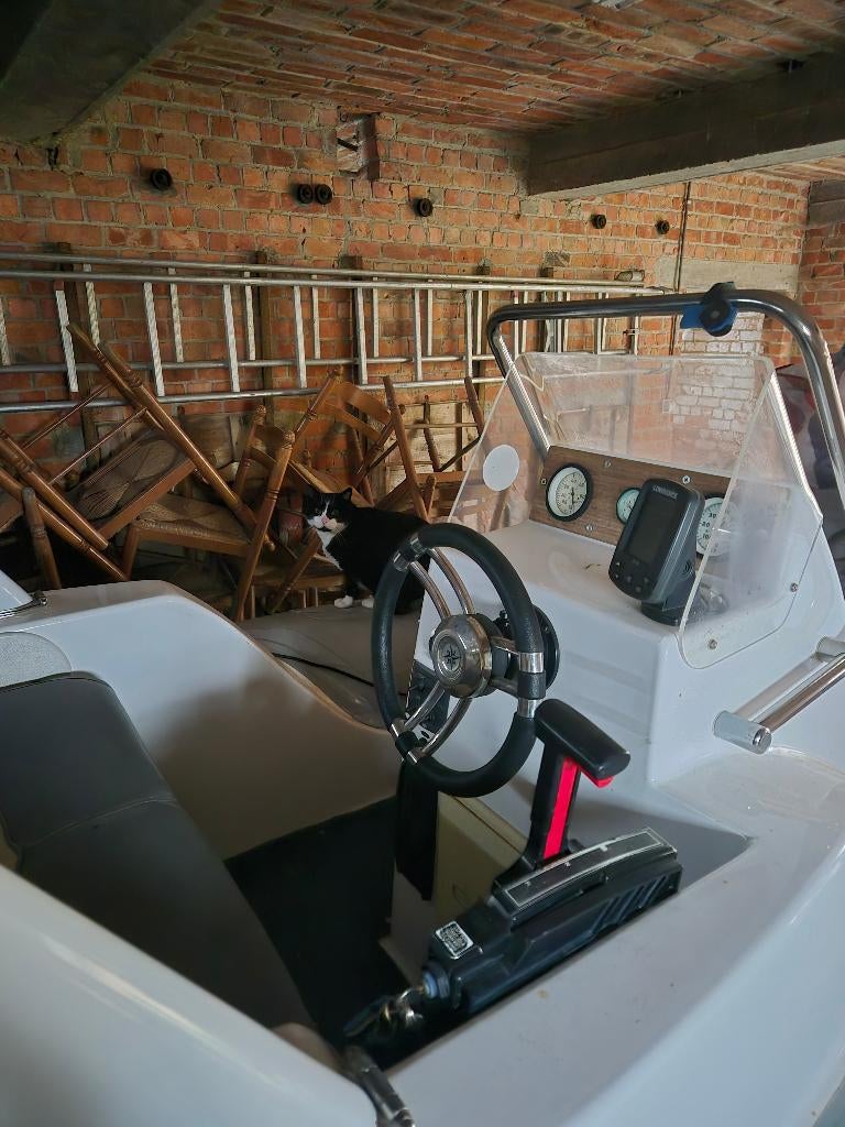 motorboot rib 'wind' + mercury buitenmotor 125 pk, Ophalen, Airdeck, Gebruikt, 120 tot 200 pk