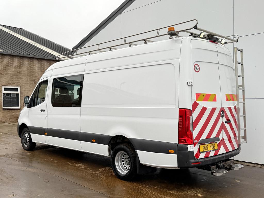 Mercedes-Benz Sprinter 516 2.2 CDI L3H2 Dubbele Cabine 3,5t, Gebruikt, 165 pk, 4 cilinders, Wit