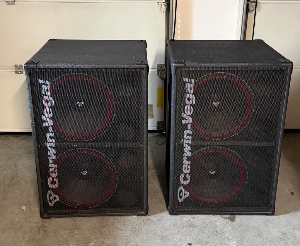 Cerwin-Vega Haut-parleurs de sonorisation ProStax PS-215B, Enlèvement, Comme neuf