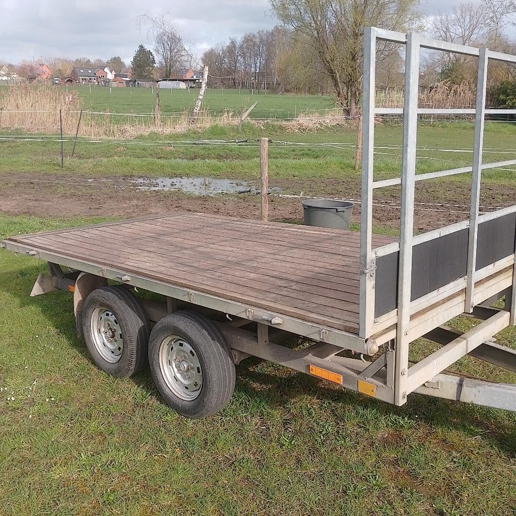 Aanhangwagen geremd, Auto diversen, Aanhangers en Bagagewagens, Ophalen, Gebruikt