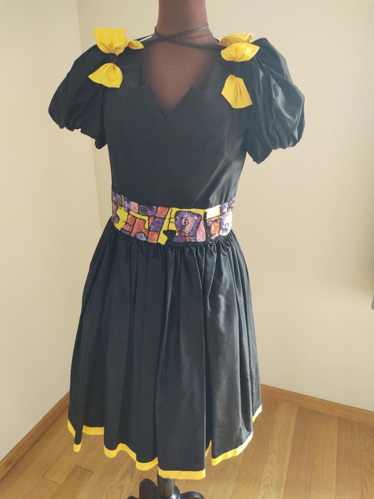 Feest kleedje Linea Raffaeli, Linea raffaelli, Zwart, Cocktailjurk, Zo goed als nieuw