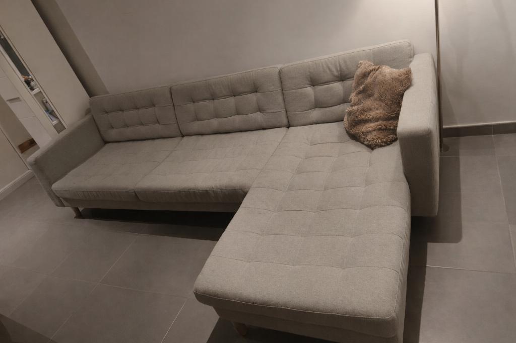 Canapé 4 places avec chaise longue, 75 à 100 cm, 250 à 300 cm, Quatre personnes ou plus, Enlèvement