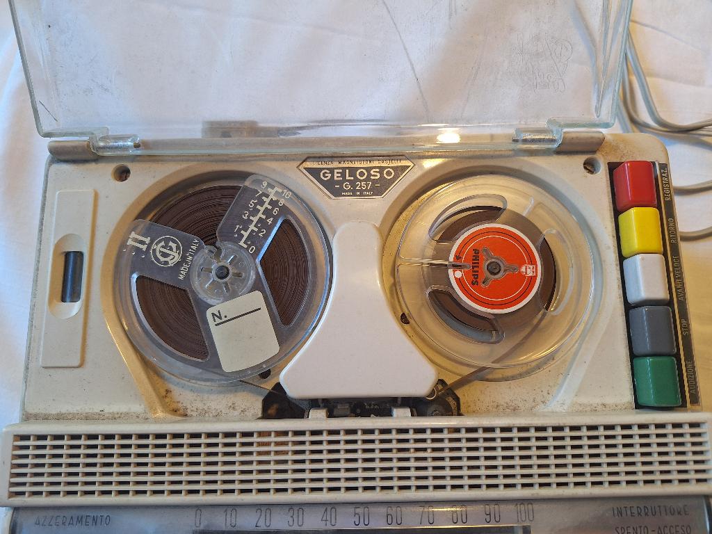 Geloso vintage bandrecorder, Antiek en Kunst, Curiosa en Brocante, Ophalen