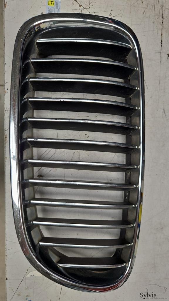 Nier Grille links met chroomraam en chroom strepen BMW 5 ser, Gebruikt, -, -, Ophalen of Verzenden