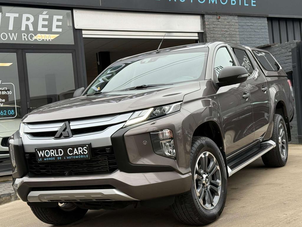Mitsubishi L200 2.3 DI-D 4WD-II TVAC*BTWIN BOITE AUTO HARD-T, Autos, Cuir, Argent ou Gris, Achat, Entreprise