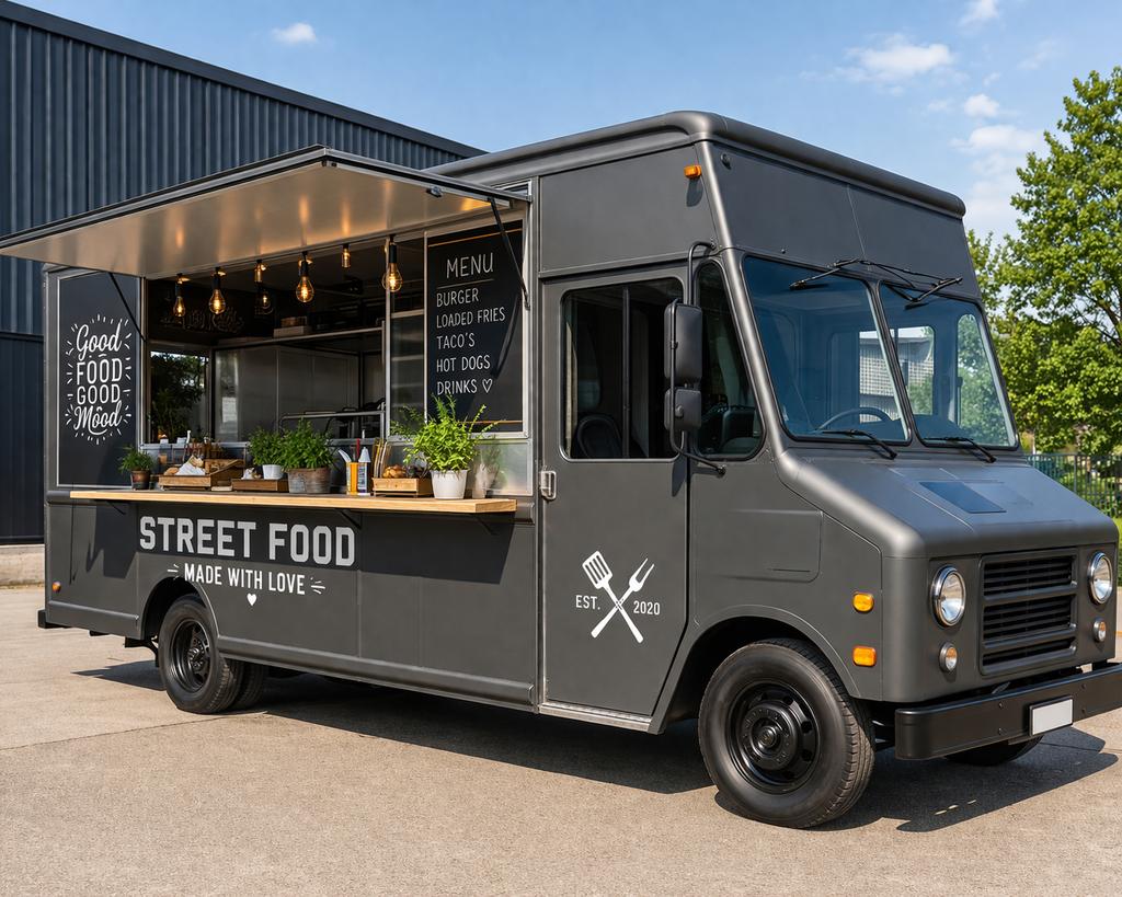 Foodtruck gezocht. Mag werk aan zijn, Ophalen