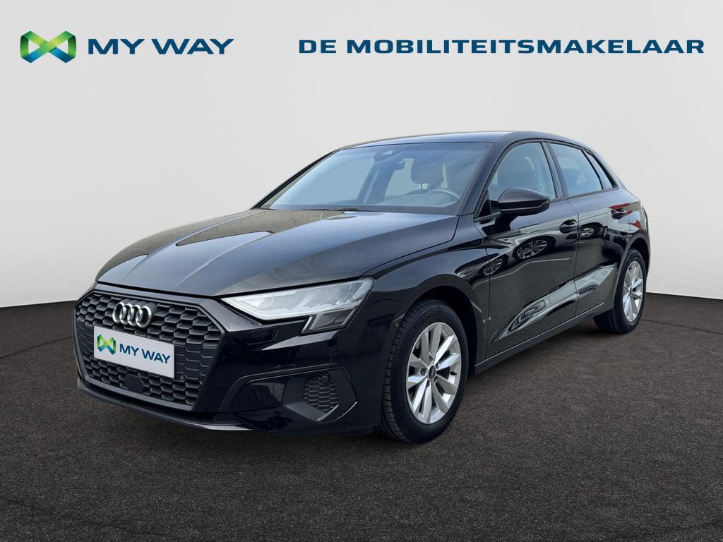 Audi A3 Sportback A3 Sportback 30 TFSI S tronic, Auto's, Audi, Automaat, 116 g/km, Zwart, Navigatiesysteem