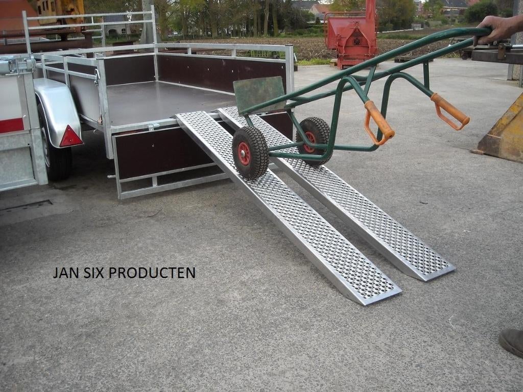 Alu. oprijplaten geperforeerd afmetingen 1500x260 cap 1000 k, Enlèvement, Neuf