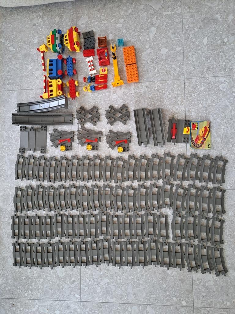 Lego Duplo trein set sporen, Kinderen en Baby's, Speelgoed | Duplo en Lego, Ophalen, Duplo