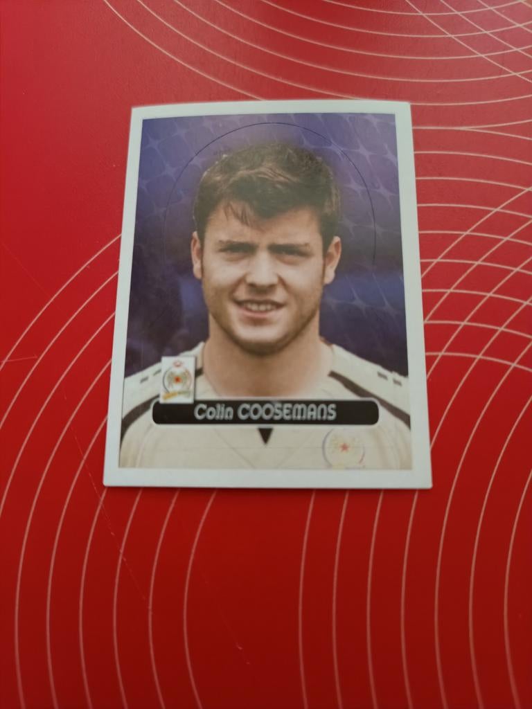 Keeper Colin Coosemans sticker Waasland Beveren 2013 Foot, Ophalen of Verzenden