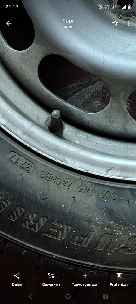 4 winterbanden Superia Bluewin Van 215/60R17C op velgen, Auto diversen, Autosport-onderdelen, Ophalen