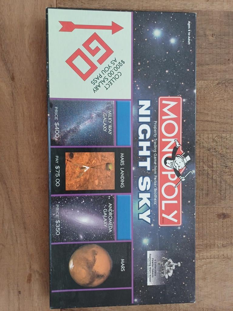 Monopoly Night Sky, Hobby en Vrije tijd, Ophalen of Verzenden