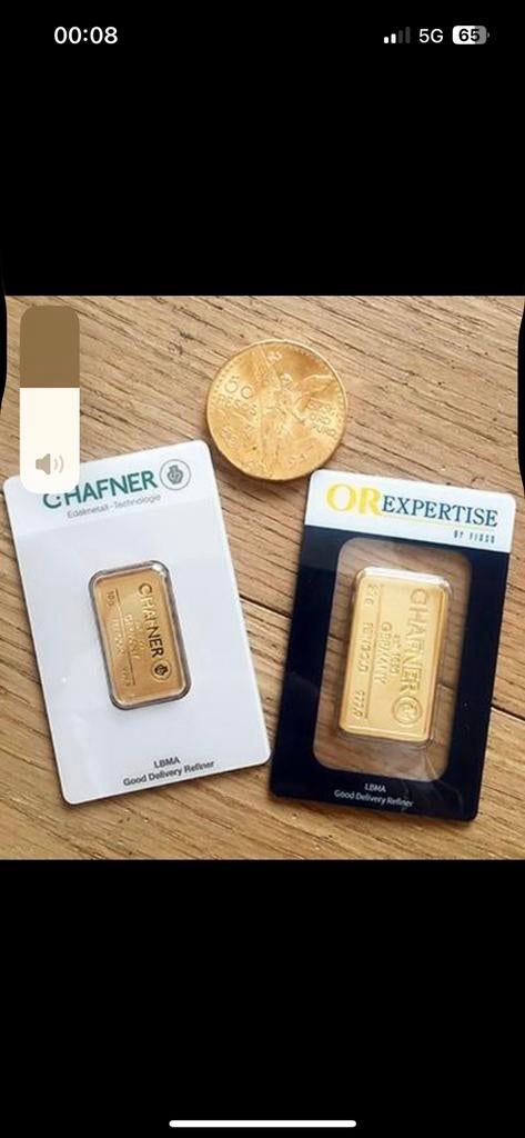 Rachat d’or lingot ou piece de collection, Enlèvement ou Envoi, Or