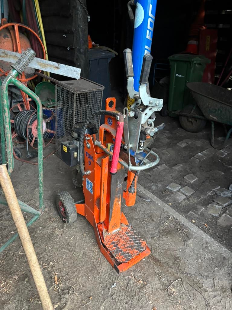 Kliefmachine 380volt 9ton, Tuin en Terras, Kloofmachines, Ophalen, Zo goed als nieuw, Elektrisch, Handmatig