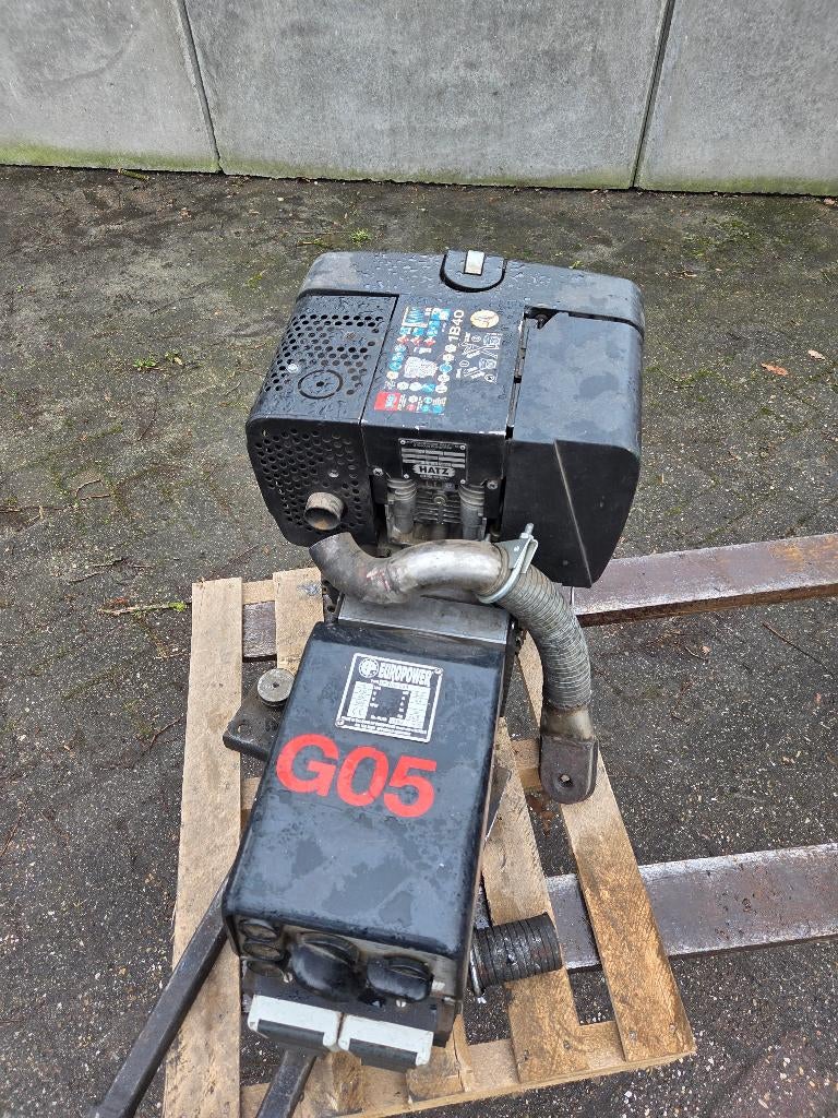 Aggregaat Met Hatz diesel motor, Enlèvement, Utilisé