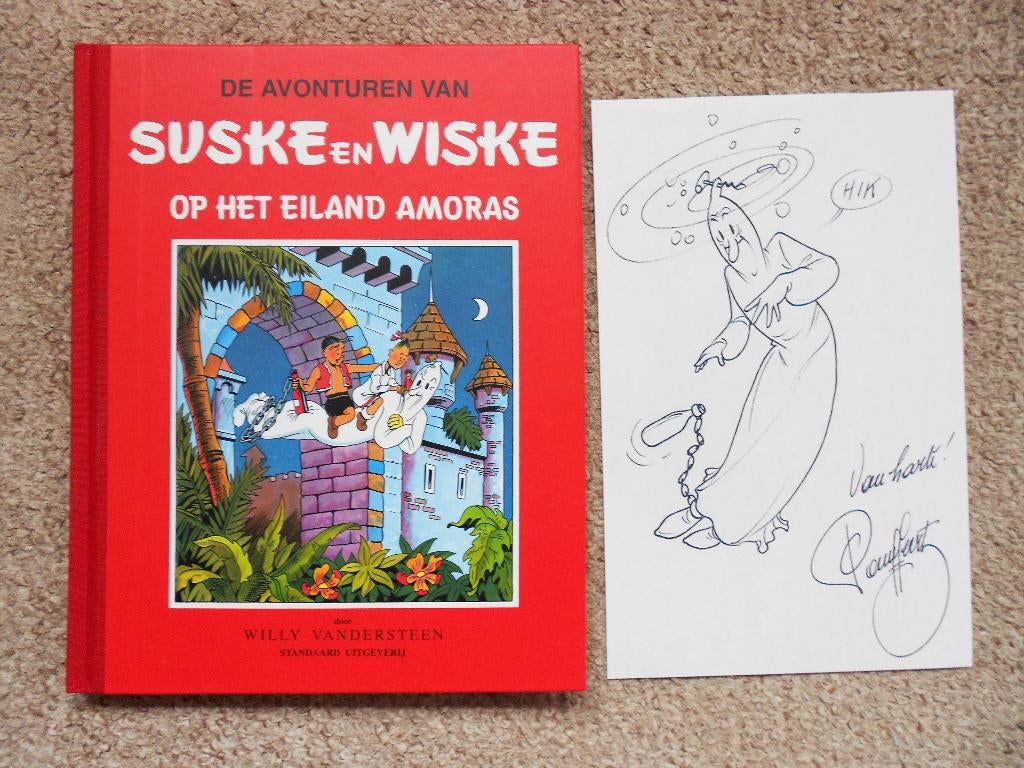 Suske en Wiske 2- Op het Eiland Amoras -Klassiek +tek Geerts, Boeken, Willy Vandersteen, Eén stripboek, Nieuw, Ophalen of Verzenden