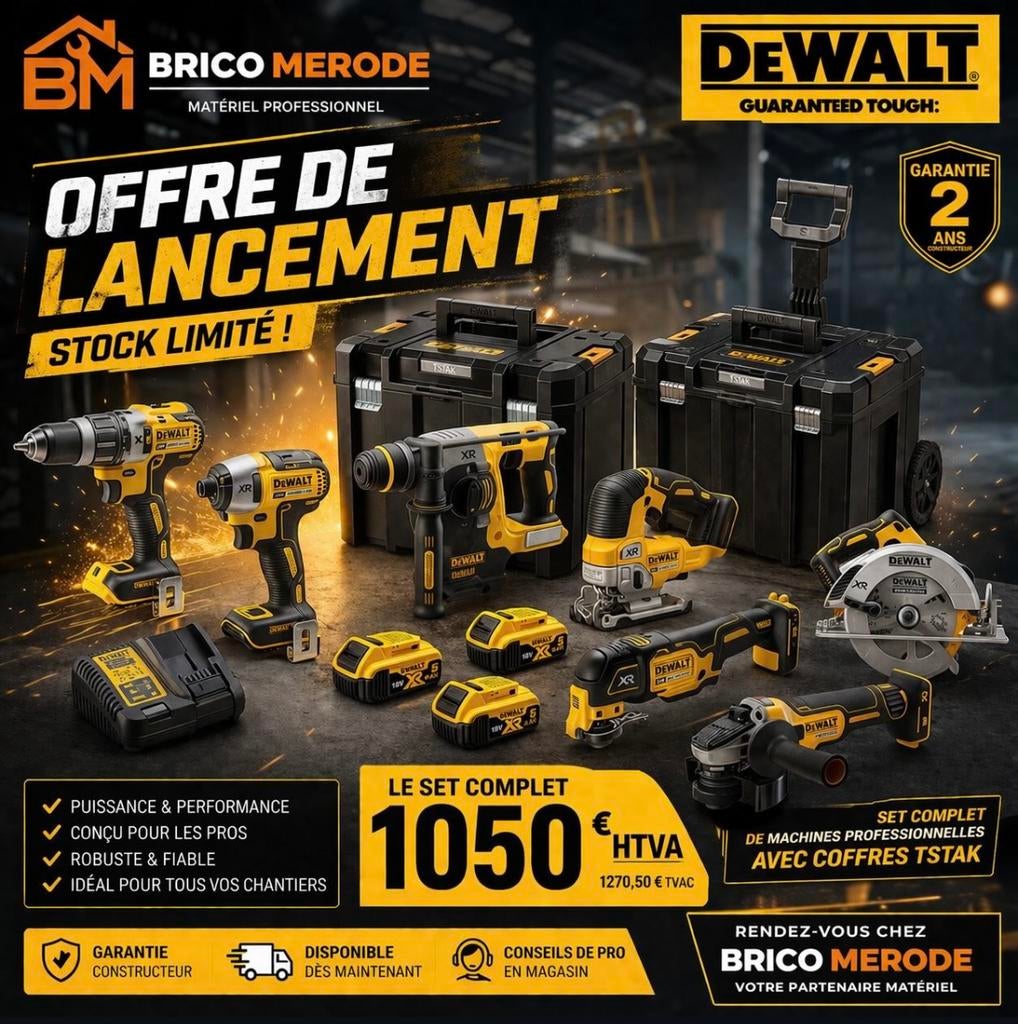 Dewalt, Articles professionnels, Machines & Construction | Abris de chantier & Conteneurs, Enlèvement