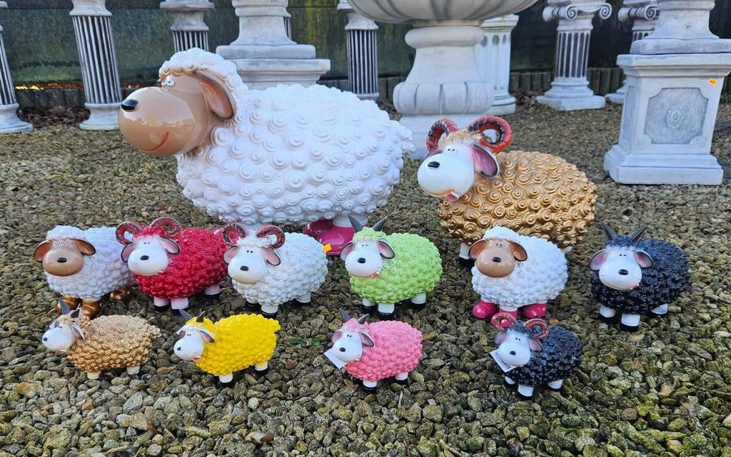 Allerlei modellen schapen, Tuin en Terras, Tuinbeelden, Ophalen, Nieuw, Kunststof, Dierenbeeld