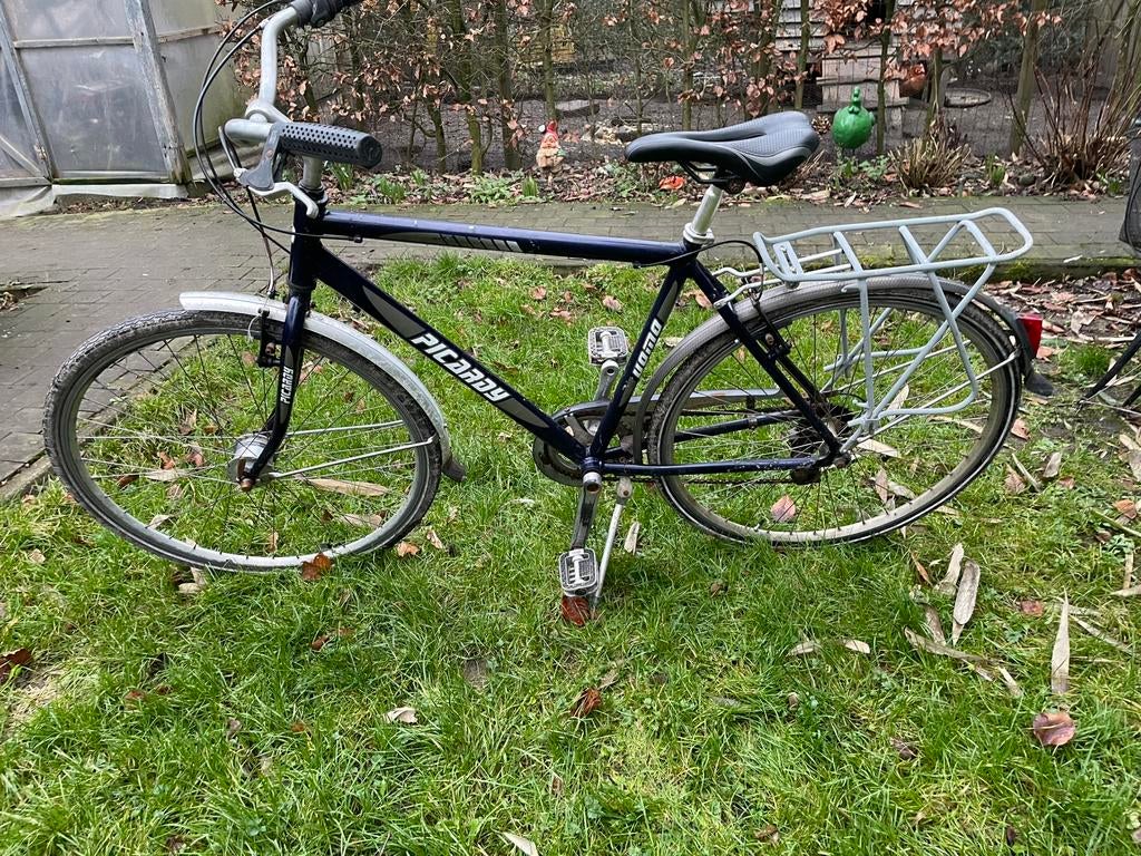 Herenfiets Zwart, Vélos & Vélomoteurs, Enlèvement, Comme neuf, Autres marques, Vitesses