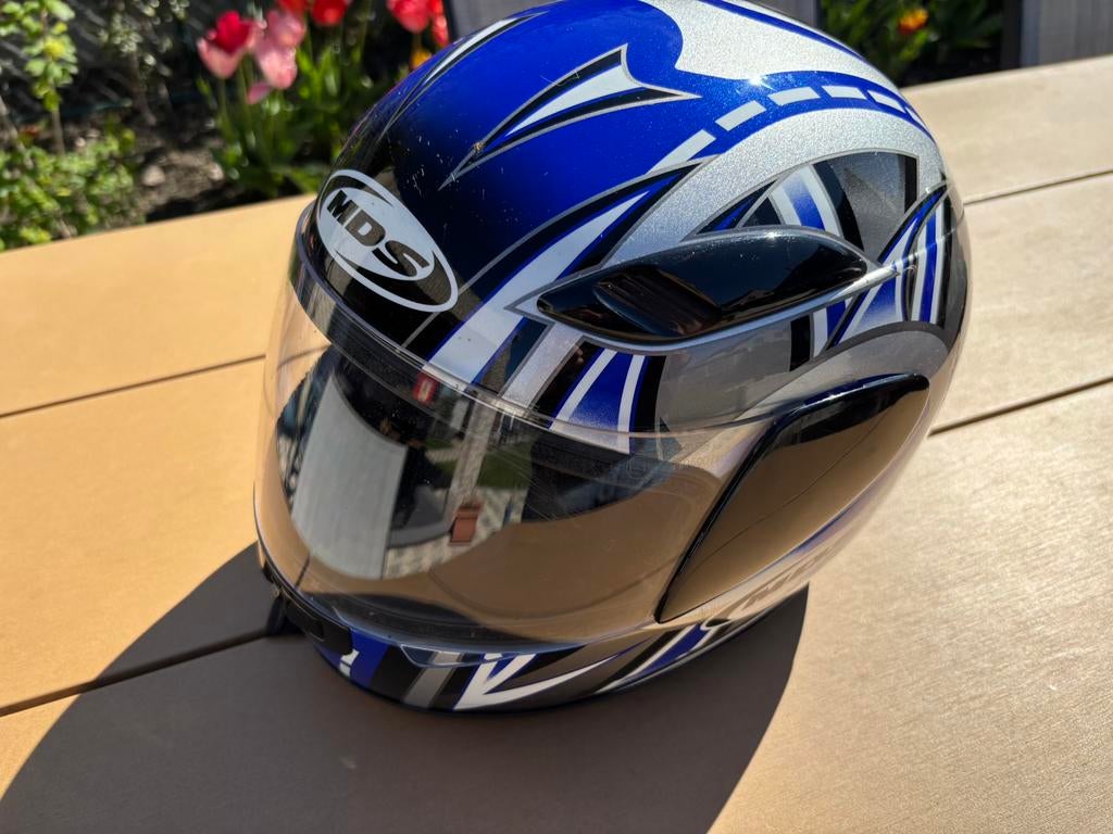 Helm brommer/motor maat L, Fietsen en Brommers, Ophalen, Gebruikt, Large