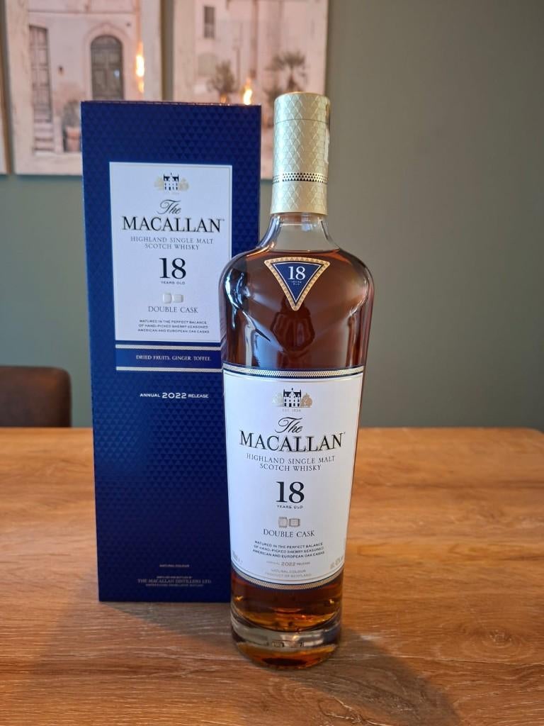 Macallan Double Cask 18Y 2022, Verzamelen, Ophalen of Verzenden, Nieuw