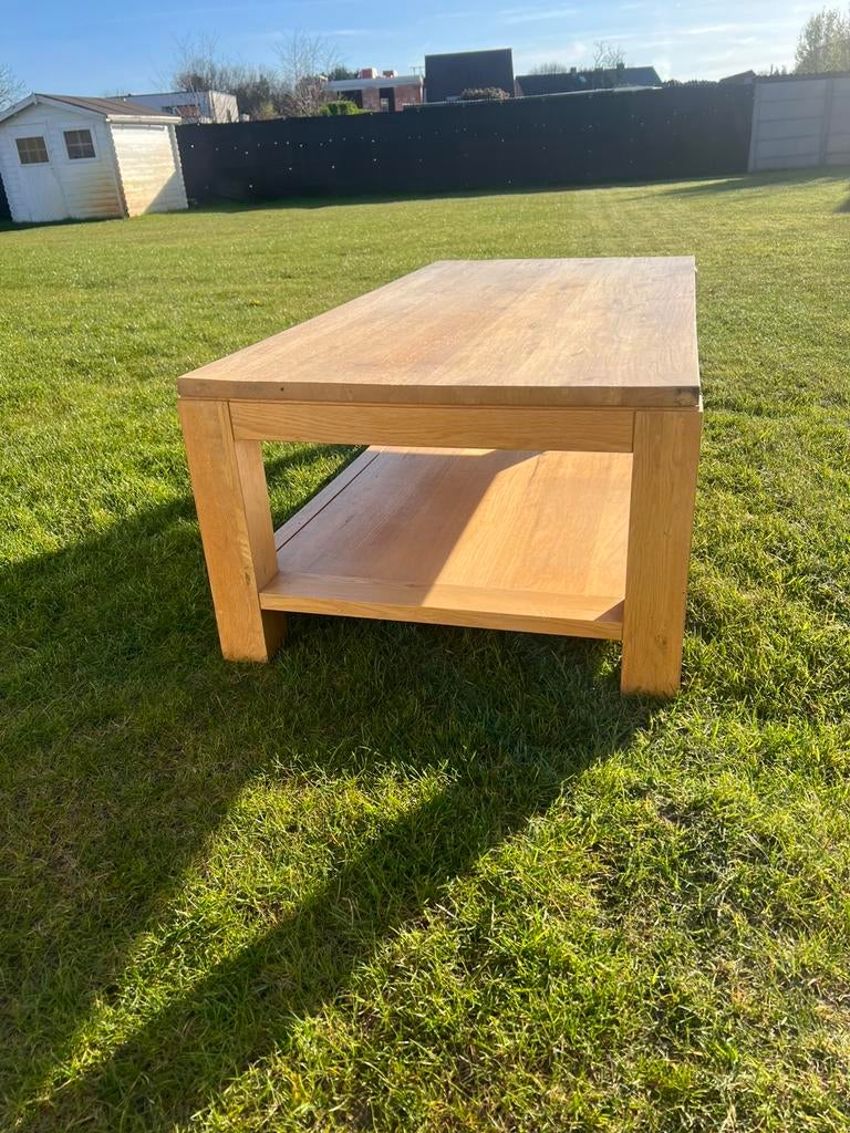 Salon tafel eik, Ophalen, Zo goed als nieuw