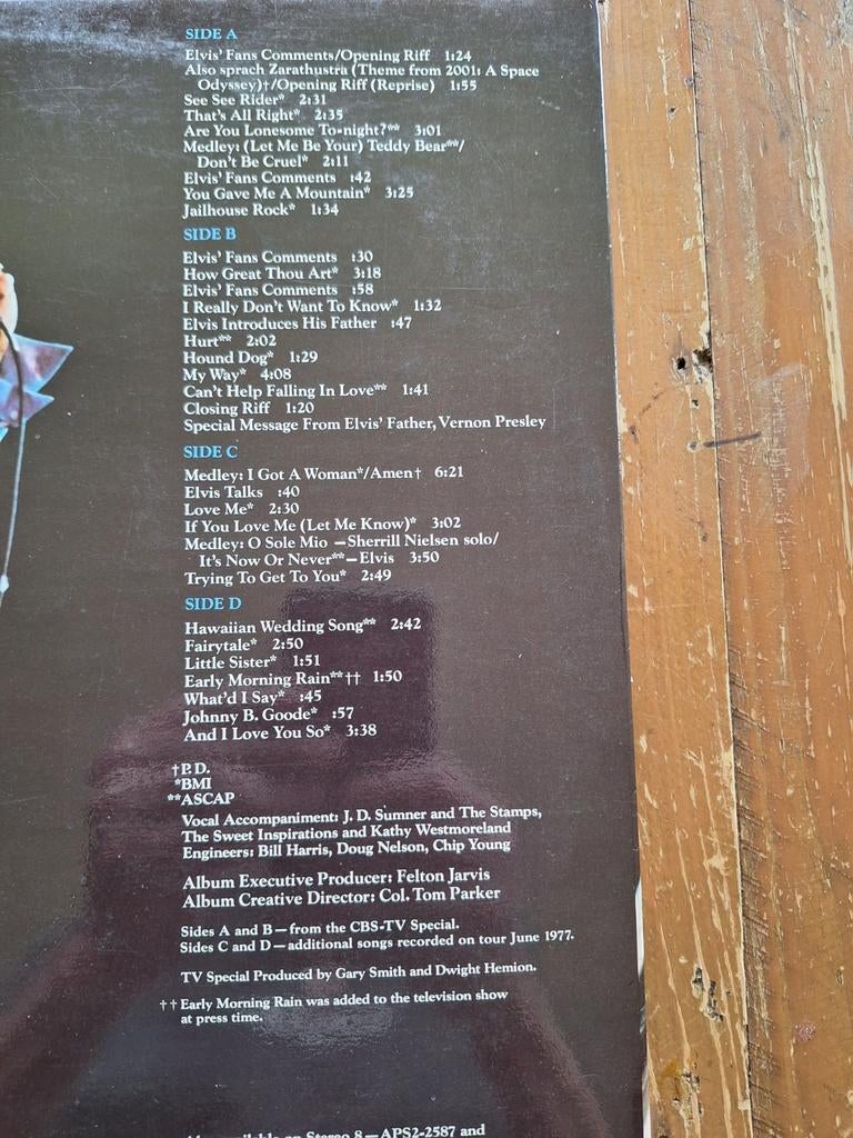 Elvis Presley LP lot – 4 vinyl platen – goede staat –, Enlèvement ou Envoi