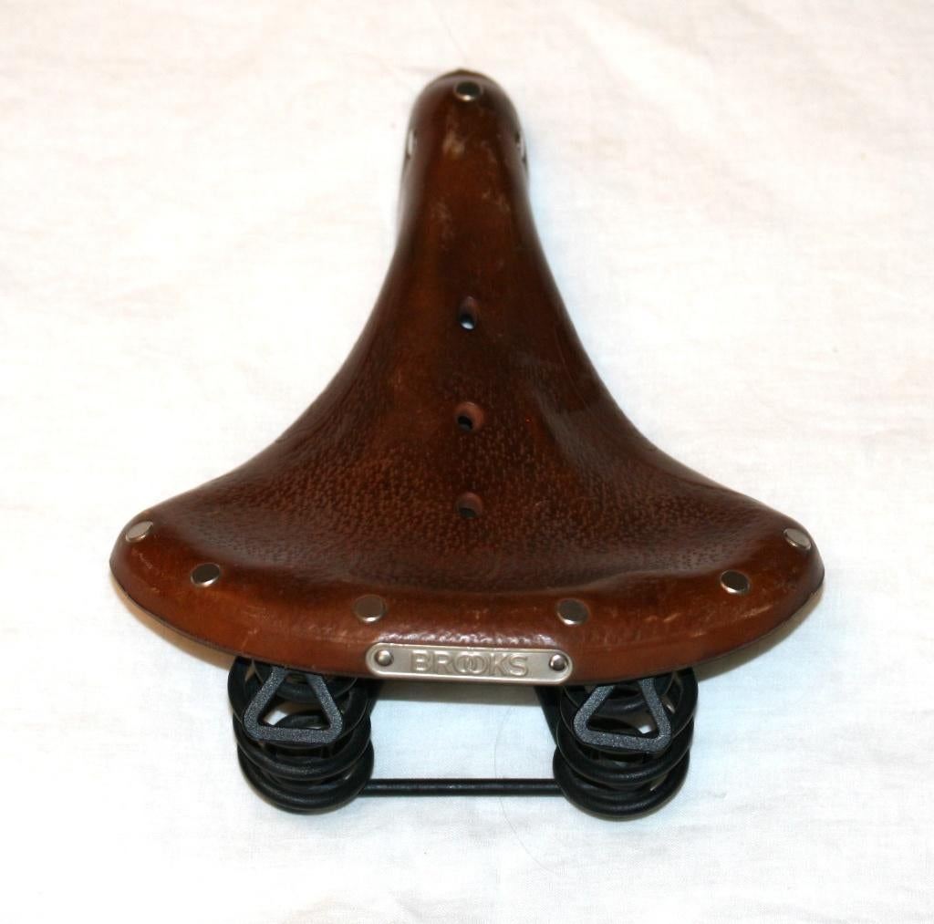 BROOKS zadel Engeland vitnage Leder, Vélos & Vélomoteurs, Vélos Pièces, Enlèvement ou Envoi, Utilisé, Selle, Brooks