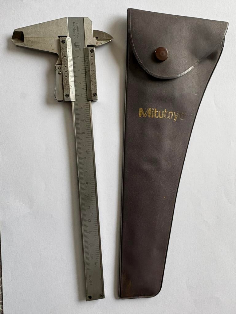 Schuifmaat Mitutoyo 155mm meetbereik, 2 stuks, Ophalen, Gebruikt