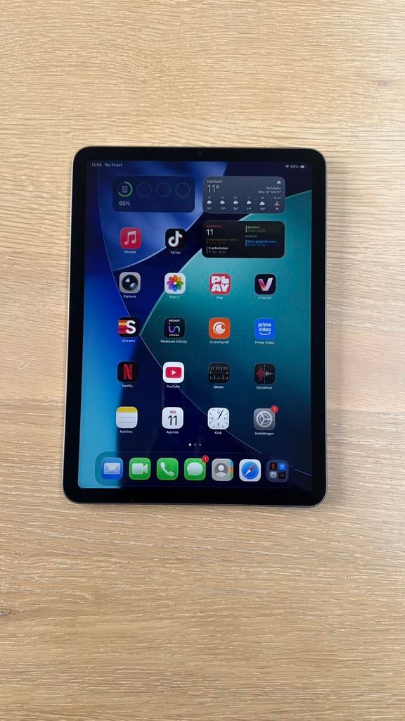 Apple Ipad Air M1 2022 64gb (100% baterijconditie), Computers en Software, Apple iPads, Apple iPad, 11 inch, Ophalen of Verzenden