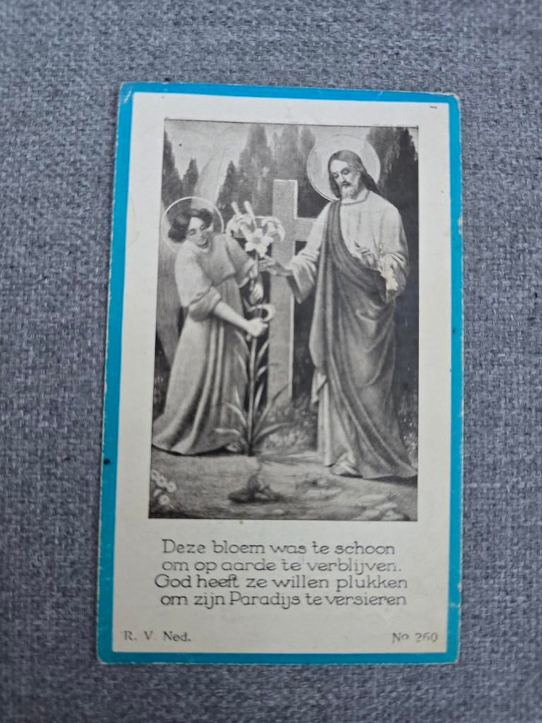 Doodsprentje kind 1937 , Diest, Ophalen of Verzenden, Bidprentje