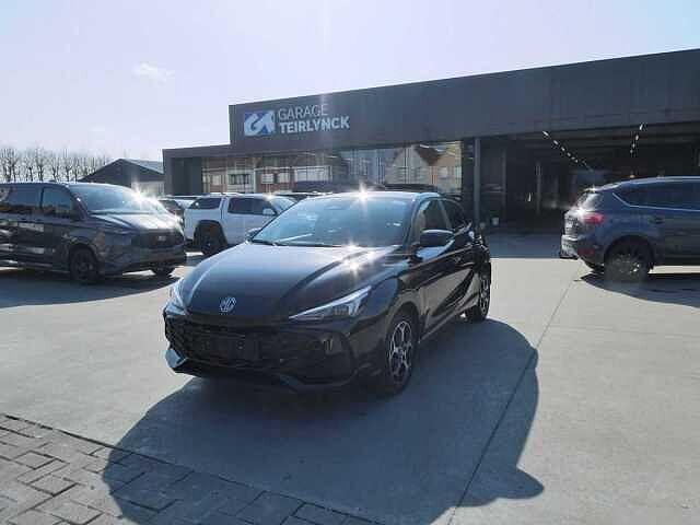 MG MG3 Hybrid + 1.5 i HEV 194pk Automaat Luxury 360 camera, Auto's, MG, Automaat, Parkeersensor, Zwart, Bedrijf