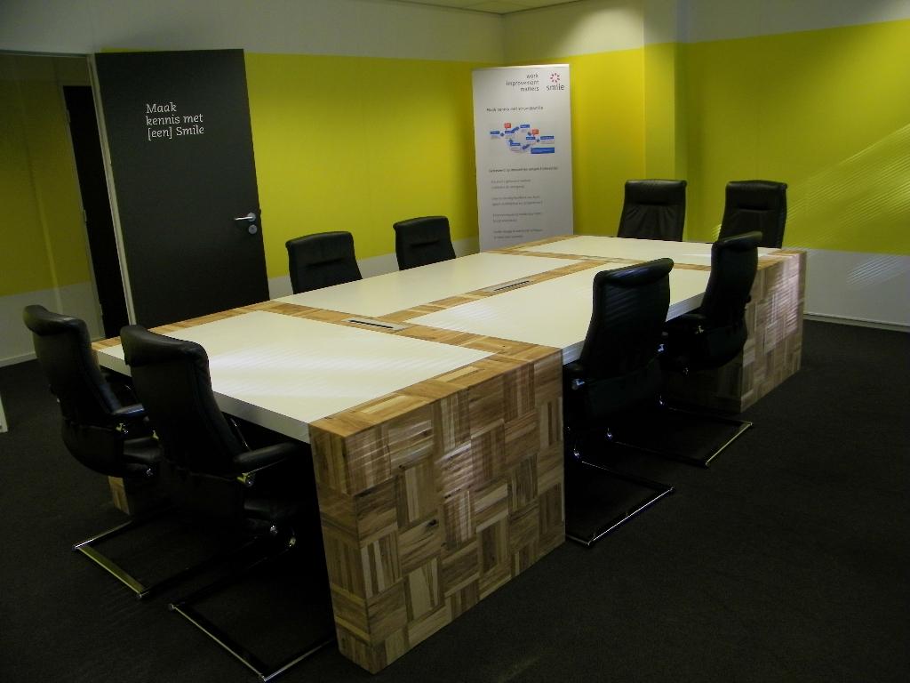 Bureau vergadertafel groot of klein op maat., Ophalen of Verzenden, Nieuw, Bureau