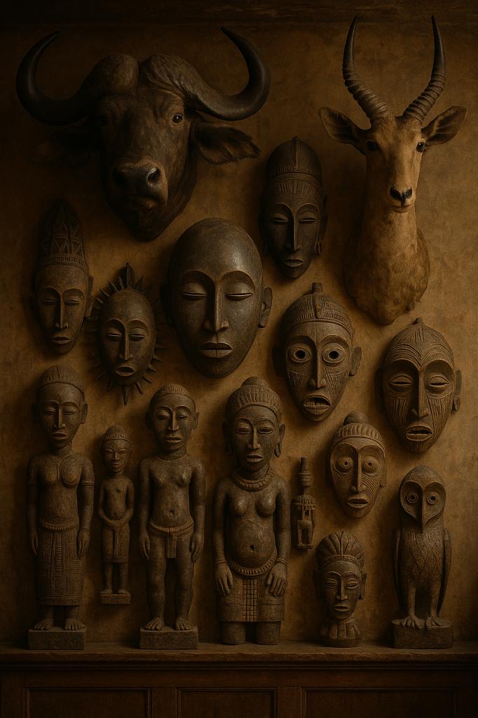 RECHERCHÉ : antiquité, taxidermie africaine, bizarreries, Enlèvement ou Envoi