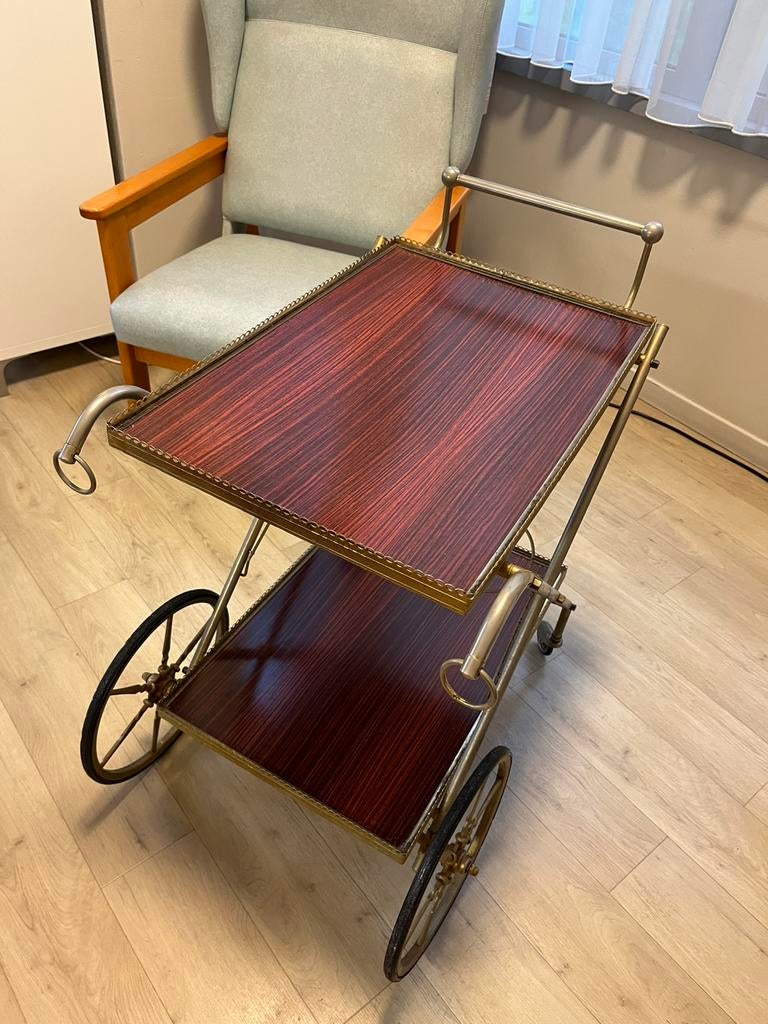 Desserte vintage, Maison & Meubles, Enlèvement, Utilisé, Rectangulaire