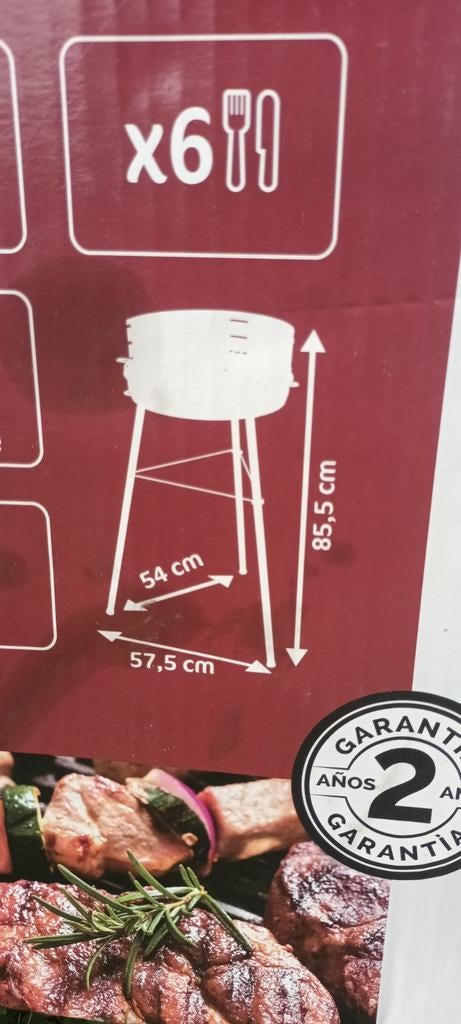 Kleine bbq voor op de camping., Ophalen