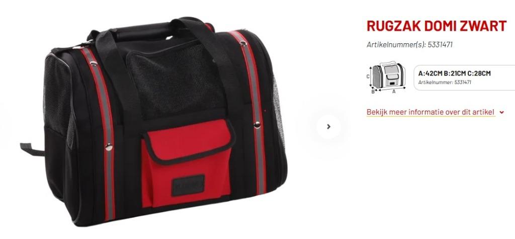 Honden, katten, konijnen, kleine huisdieren draagtas, Ophalen, Zo goed als nieuw, Honden